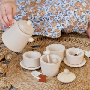 Eco Wooden Tea Set