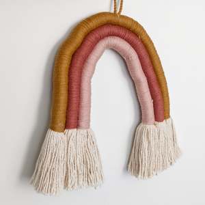 Organic Cotton Rainbow Wall Hanging