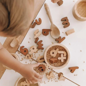 Qtoys | Wooden Alphabet Letter Sets