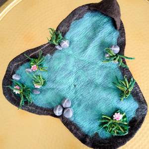 Felt Play Mat - Lily Pond