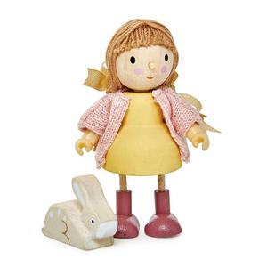 Wooden Doll - Amy and her Rabbit