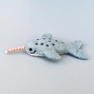 Animal Play: Tara Treasures | Felt Narwhal Toy