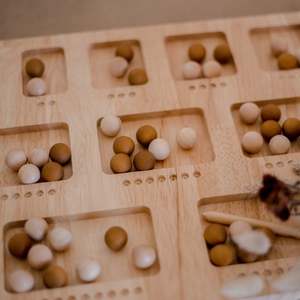 Montessori Inspired Toys: Qtoys | Montessori Double Sided Counting Board