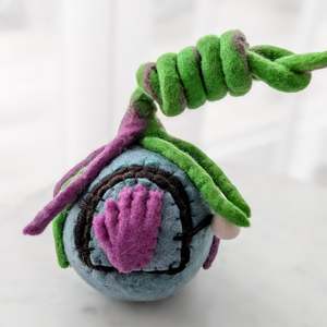 Himalayan Felt: Felt Fairy Home | Mermaid Pod with Fairy Doll