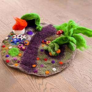Felt Play Mat - Magical Elf Garden