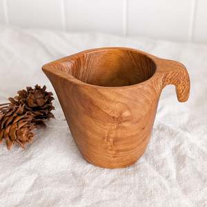 Teak Wood Jug