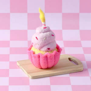 Tara Treasures | Felt Food - Giant Cupcake with Candle