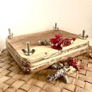 Artisans Of Batur Village: Wooden Flower Press - Large