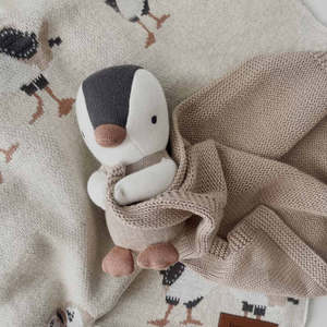 Soft Toys: Cotton Comforter - Puffin