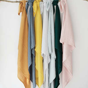 Blankets And Swaddles: Organic Cotton Swaddle | Single (Various Colours)