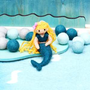 Aquatic Adventures: Tara Treasures | Felt Mermaid Dolls (5 Colours)