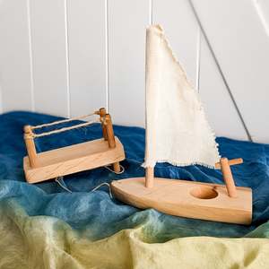 Wooden Boat and Dock