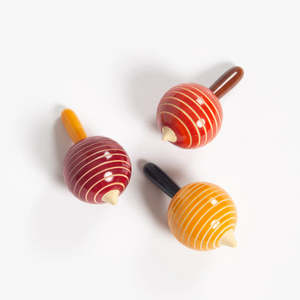 Loose Part Play: Hand Turned Spinning Tops