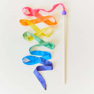 Accessories: Sarah's Silks | Silk Streamers - Rainbow (2 Sizes)