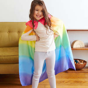 Sarah's Silks | Silk Cape - Rainbow