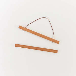 Sarah's Silks | Wooden Poster Hanger