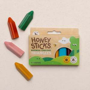 Honeysticks | Natural Beeswax Crayons - Triangles 8 pack