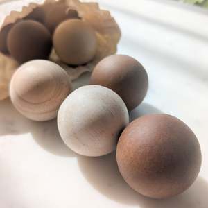 Qtoys | Wooden Balls - Natural (3.5cm)