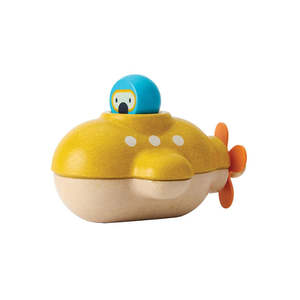 Plan Toys | Wooden Submarine Bath Toy