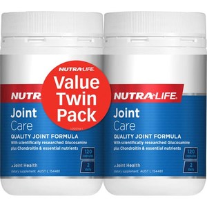 Deals Of The Day: NUTRALIFE Joint Care 120 Capsules Twin Pack