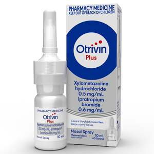 Products: Otrivin Plus 10ml - Limit of 2 per customer only