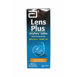 Eye Care: LENS PLUS Ocupure Saline 360ml
