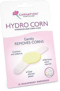 Foot Care: CARNATION Hydro Corn (10 Washproof Dressings)