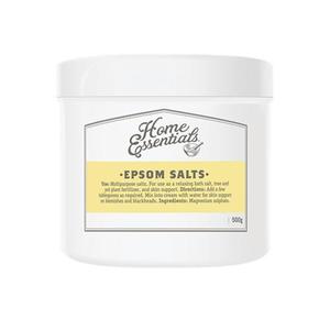 Skin Care: HOME ESSENTIALS Epsom Salts 500g