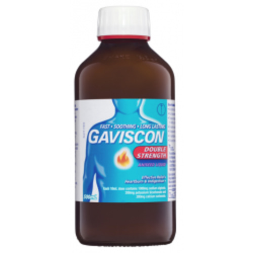 Digestive Care: GAVISCON Liquid Double Srength 500ml