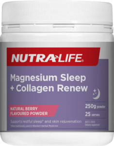 Health Supplements: NUTRALIFE Magnesium Sleep + Collagen Renew