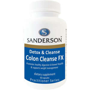SANDERSON Colon Cleanse FX 60 Capsules