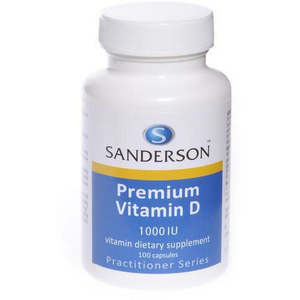Health Supplements: SANDERSON Vitamin D 1000IU 100 Capsules