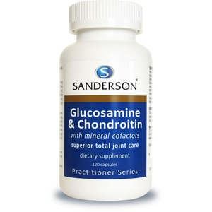 Health Supplements: SANDERSON Glucosamine and Chondroitin 120 Capsules