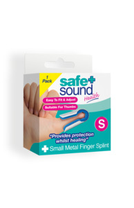 SAFE AND SOUND Small Metal Finger Splint
