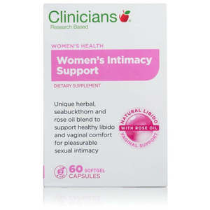Clinicians Women's Intimacy Support 60 Softgel Capsules