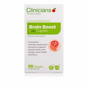 Clinicians Brain Boost + Cognizin 30 cap