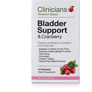 Clinicians Bladder Support + Cranberry 14 sachet