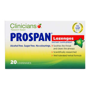 Clinicians Prospan Lozenges 20pk