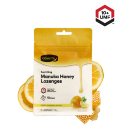 Comvita: Comvita Manuka Honey Lozenge Lemon & Honey 12