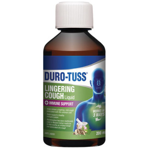 Duro Tuss: DURO-TUSS Lingering Chest + Immune Support 200ml