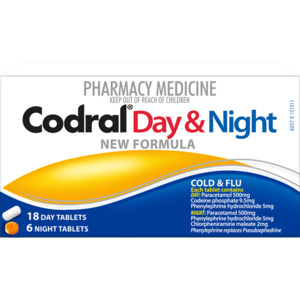 CODRAL PE Day & Night (Codeine Free) Tabs 24