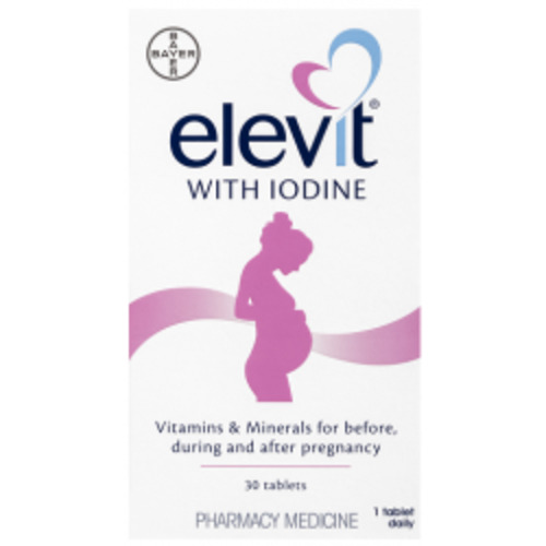 Elevit with Iodine 30 Tablets
