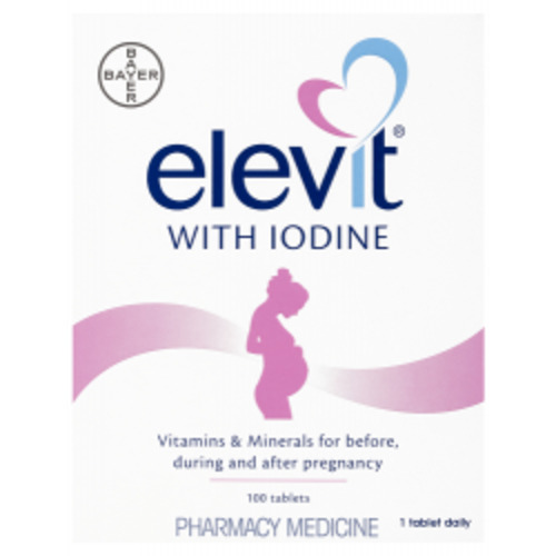 Elevit with Iodine 100 Tablets