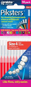 Denture Care: Piksters Size 4 - Red