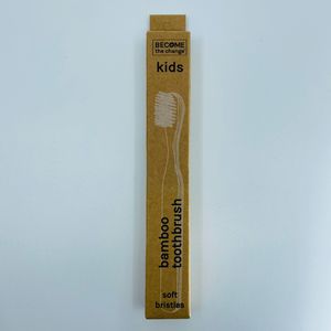 Denture Care: BECOME THE CHANGE Bamboo Toothbrush - Kids - Soft Bristles