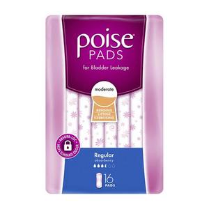 Incontinence: POISE Pad Regular 16