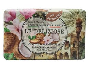 Le Deliziose Cocco E Mandorla 150g Soap Bar