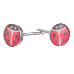 Novelty: Ladybug Earrings