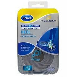 Scholl In Balance Inner Soles: SCHOLL Heel Orthotic Inner Sole - 9-11