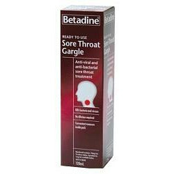 Betadine Sore Throat Gargle Ready to Use 120ml